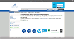 Desktop Screenshot of printshop.scriptor.dk